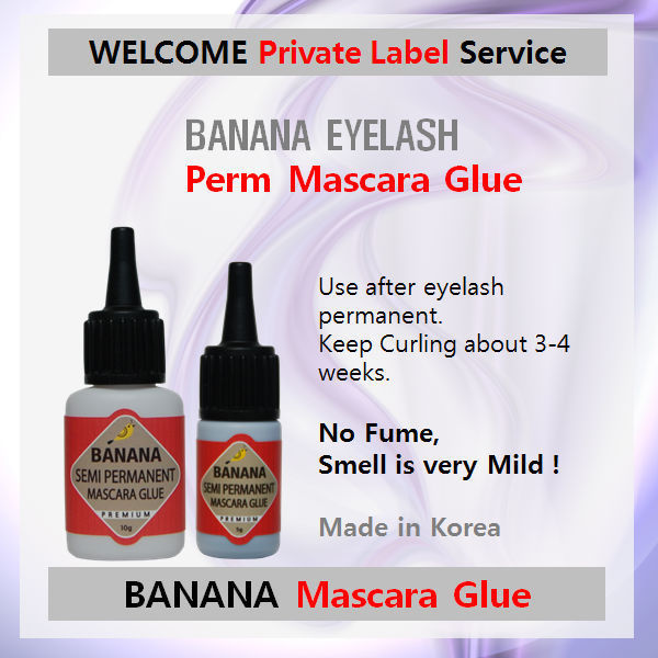 [DISCOUNT EVENT] New Best Selling In Korea Excellent High Quality BANANA Lash Semi permanent mascara Glue 15ml