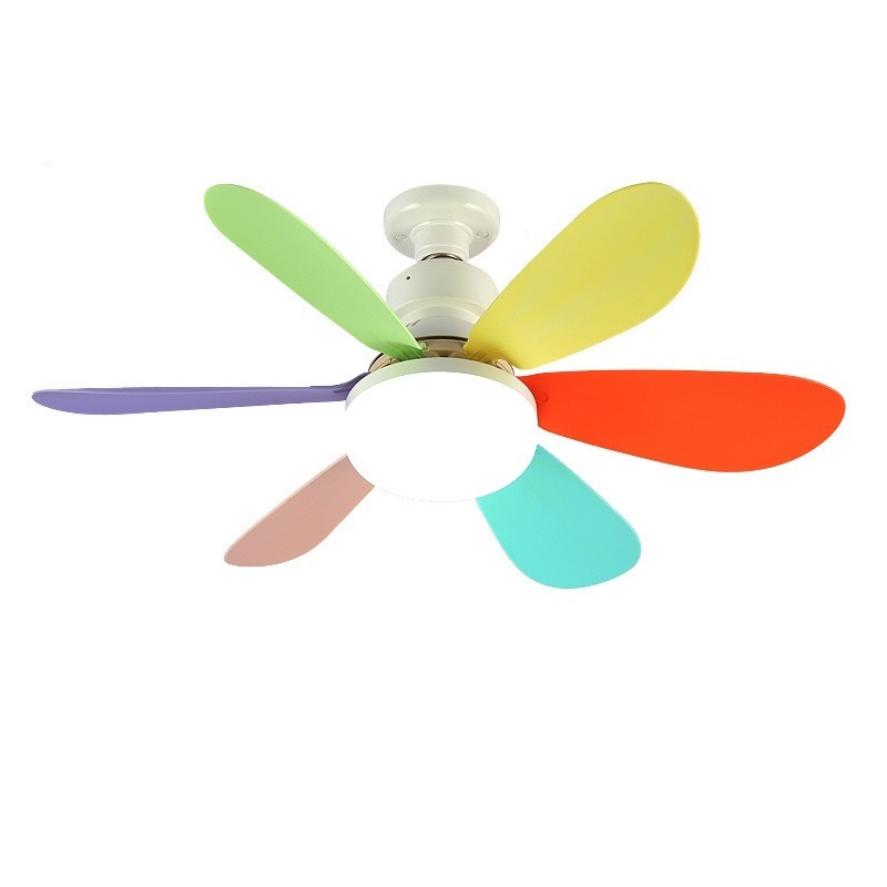 Factory Cheap Price Wood Small Size Box Flower Fan Light Sudden Stop Protection Solar Mini Ceiling Lights With Fan