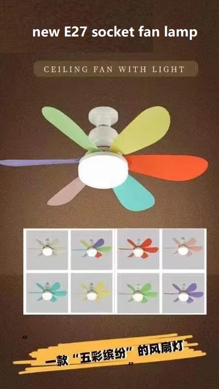 Factory Cheap Price Wood Small Size Box Flower Fan Light Sudden Stop Protection Solar Mini Ceiling Lights With Fan