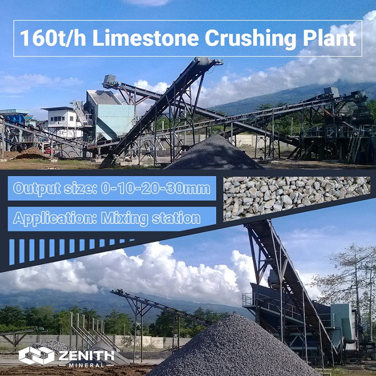 Shanghai Zenith Stone Crusher Quary Dust Mining Stone Crusher Pebble Vibrating Screen