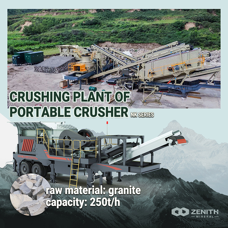 Shanghai Zenith Stone Crusher Quary Dust Mining Stone Crusher Pebble Vibrating Screen