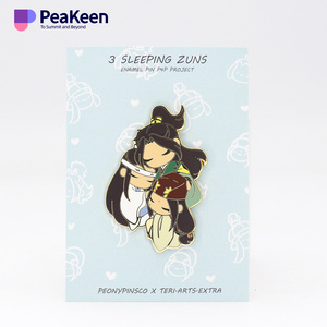 Manufacturer Custom Bulk Lapel Pins Anime Design Soft Enamel Pin with Backing Card