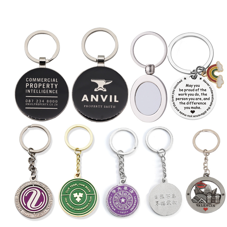 Gift Metal Crafts Key Chain Custom Keychains To Customize Letter Sublimation Blank Key Chain Stainless Steel