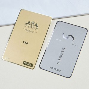 Custom NFC Blank Metal Metallic Gold Magnetic Business NFC Visiting Cards Blank With Logo Nfc Metal