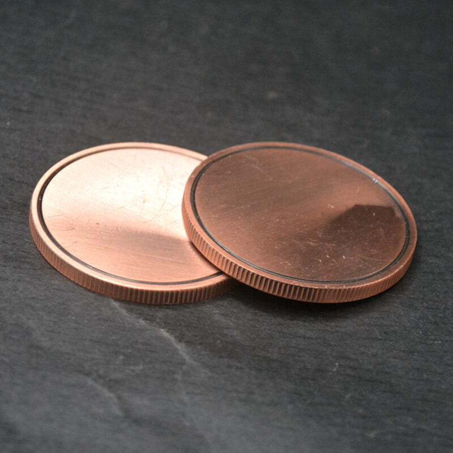 Wholesales Stainless Steel Copper Blank Aluminum Challenge Coins Brass Zinc Alloy Blanks For Fiber Laser Engraving