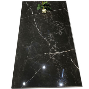 China big size Veranda Black first choice glazed Marble porcelain tile Cheap Prices garden ceramic floor tile