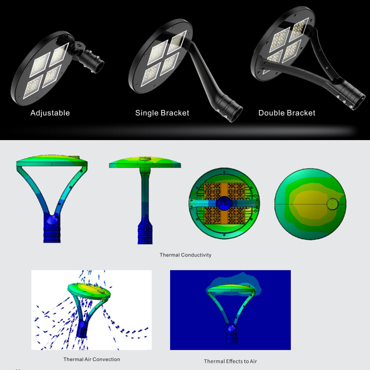 Modern Design Outdoor Lighting Aluminum Waterproof Ip65 150w SMD3030 Led Garden Light