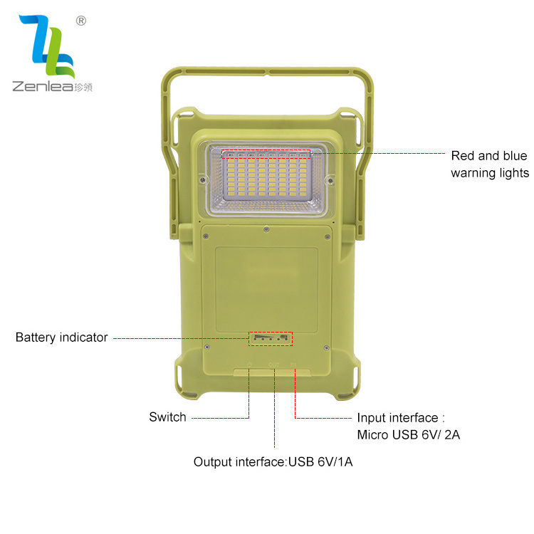 High Power Portable Handle Outdoor Stadium Garden Waterproof IP65 50w Rechargeable Led Solar Flood Light