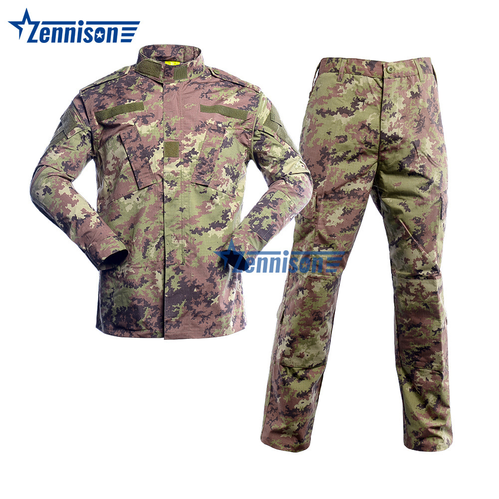 OEM Jacket RipStop Waterproof Italy Camouflage Tactical Training Uniform