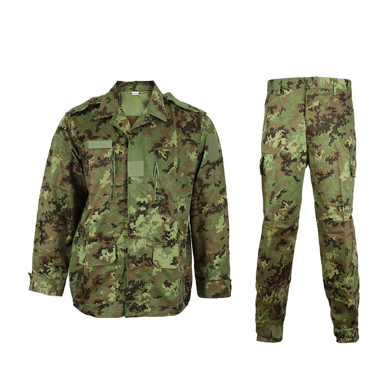 Zennison Hot Sale Outdoor USA Activity Dress Tiger Stripe Camouflage Work Combat Suit Tactical Uniform