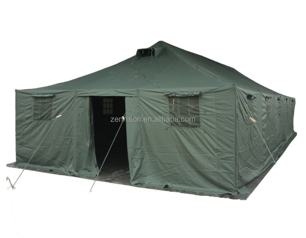 5x10m Waterproof Large Tent Relief Emergency Tent High Quality  Tactical Big Tent For 20 Person