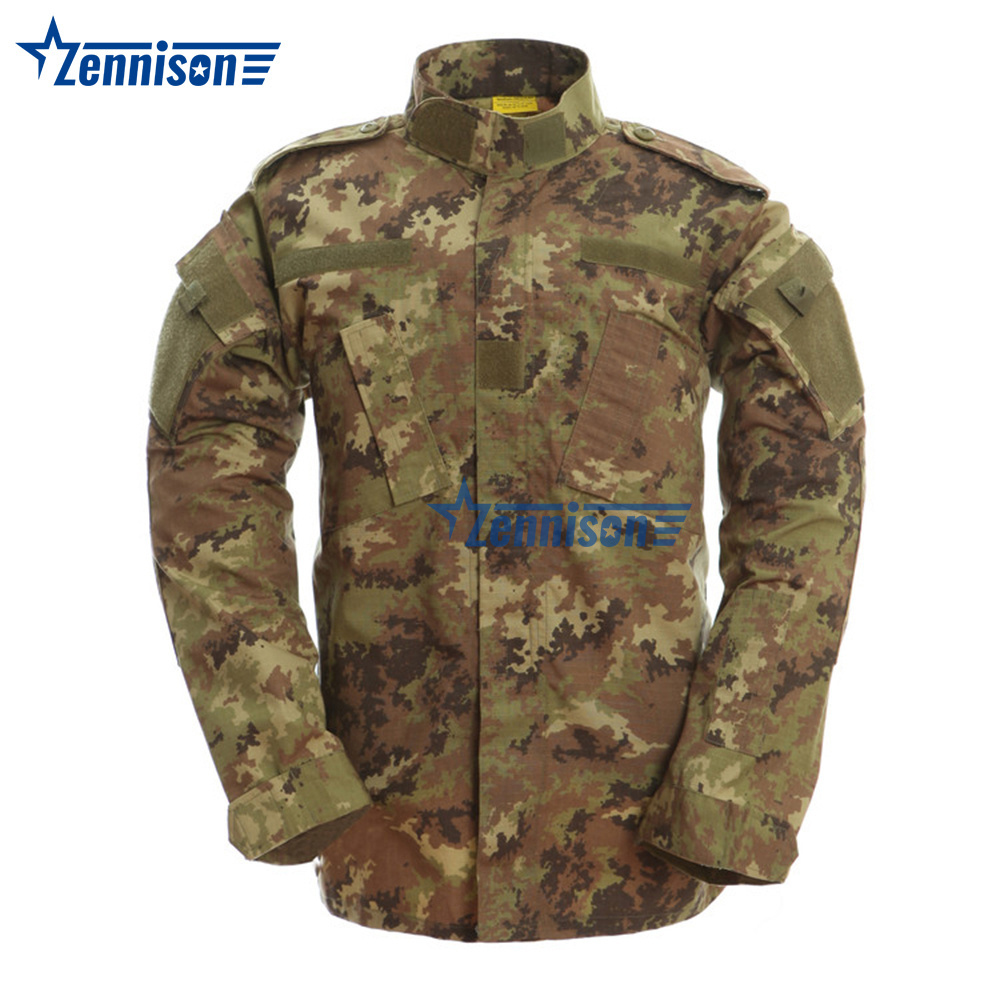 OEM Jacket RipStop Waterproof Italy Camouflage Tactical Training Uniform