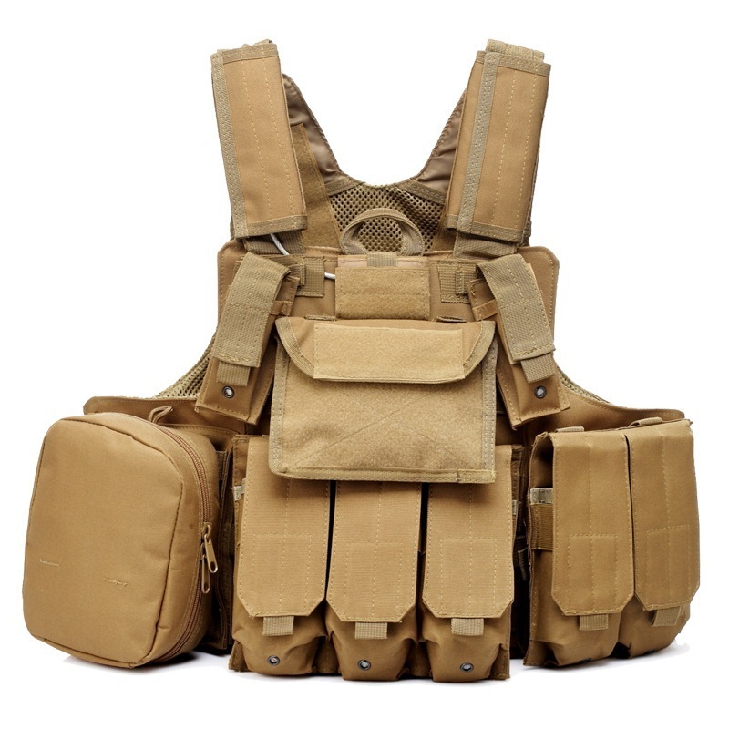 Detachable Security Safety Defense Personal Protective Molle Tactical Multi Function Vest