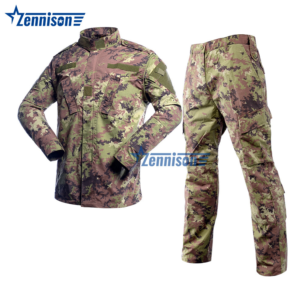 OEM Jacket RipStop Waterproof Italy Camouflage Tactical Training Uniform