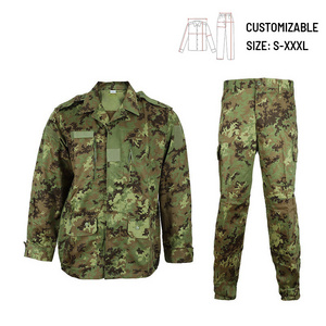 Zennison Hot Sale Outdoor USA Activity Dress Tiger Stripe Camouflage Work Combat Suit Tactical Uniform