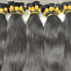 BEST SELLER Vietnamese Virgin Hair 1 donor for Bleaching Best Quality Natural Black Cuticle Aligned Tangle-free Double Drawn