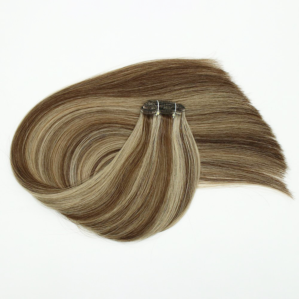 Best price custom color flat weft hair invisible human hair skin weft hair extensions from Vietnam