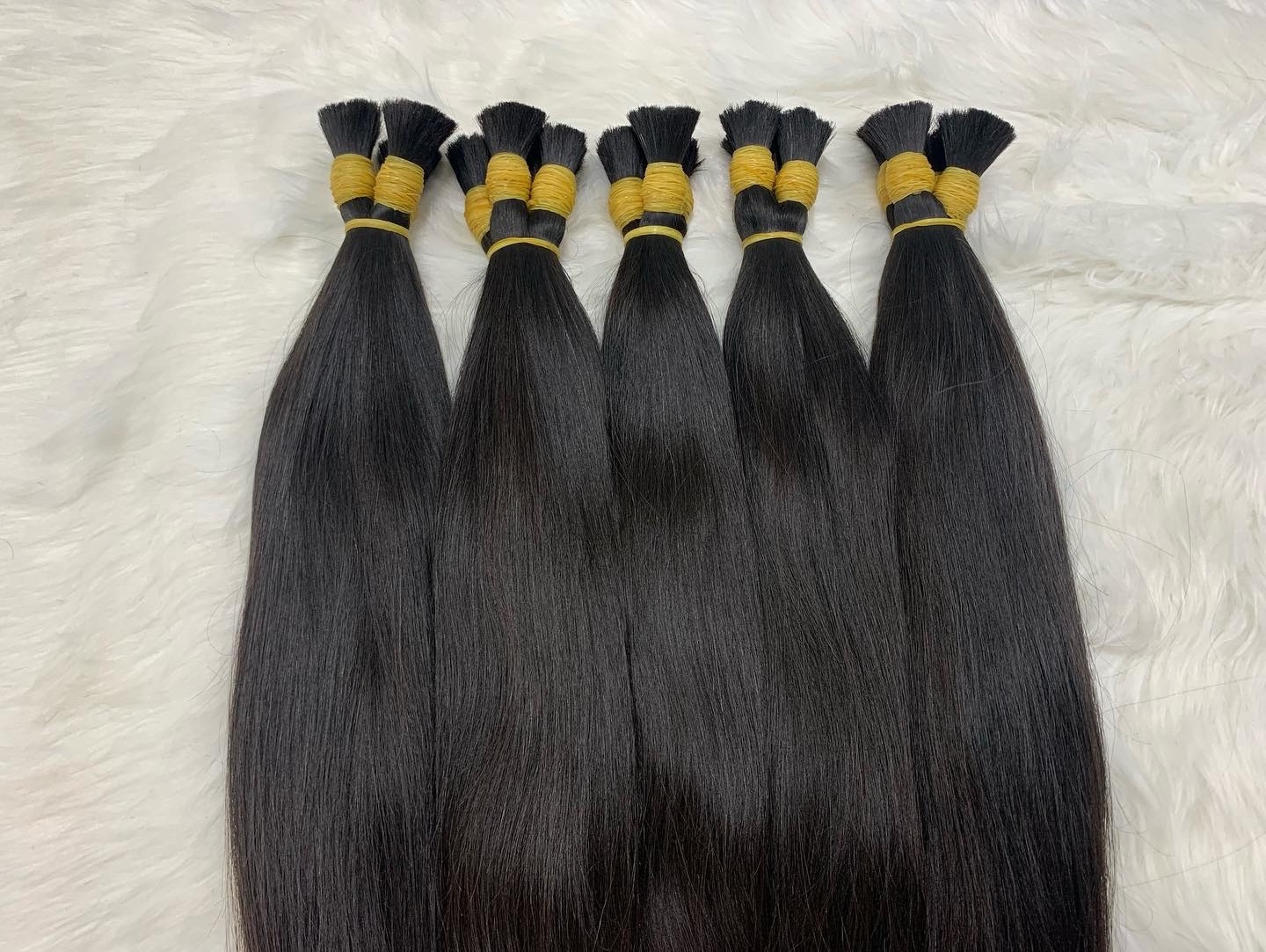 BEST SELLER Vietnamese Virgin Hair 1 donor for Bleaching Best Quality Natural Black Cuticle Aligned Tangle-free Double Drawn