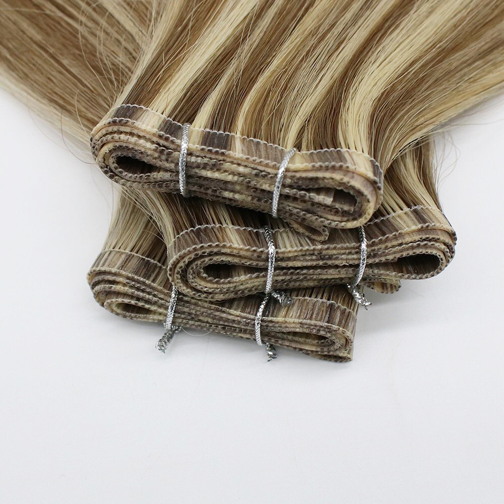 Made In Vietnam - Custom color flat weft hair invisible human hair skin weft hair extensions