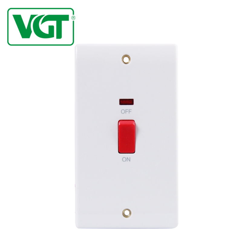 Easy installation 45a air conditioner wall switch