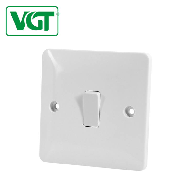 Pull Switch Selected Materials Bakelite Phosphor Copper Bangladesh Market 1gang 1way Wall Switch