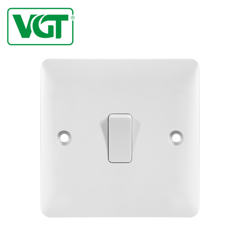 Pull Switch Selected Materials Bakelite Phosphor Copper Bangladesh Market 1gang 1way Wall Switch