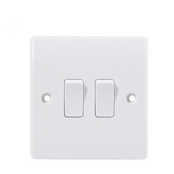 Factory Price 250V 10A 2 gang 1 Way Wall Switch for light/wall switches/switches socket