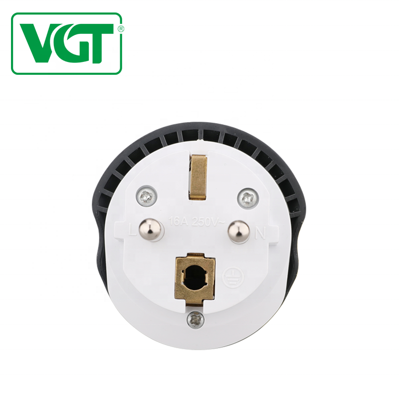 VGT Universal Electrical Travel Adapter Pin Power Plug 16A BS Plug 16amp Plug Switches and Sockets Manufacture Single Pole K1363