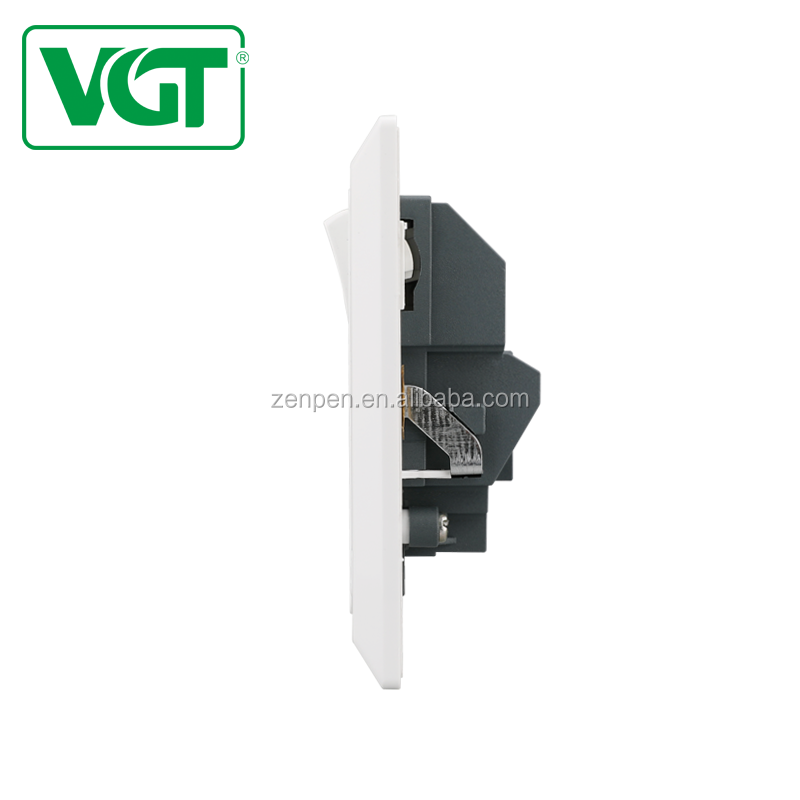 Hot Sales VGT 250V 13A Wall Socket With Night Light electrical accessories /wall switch