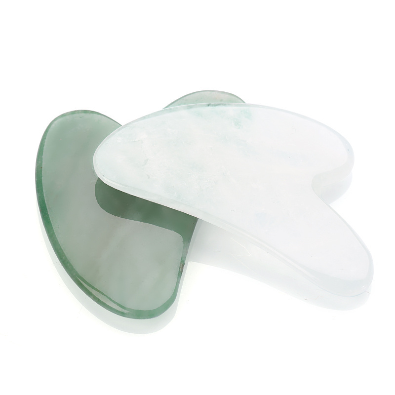 high quality jade guasha stone board custom face gua sha scraping massage tool