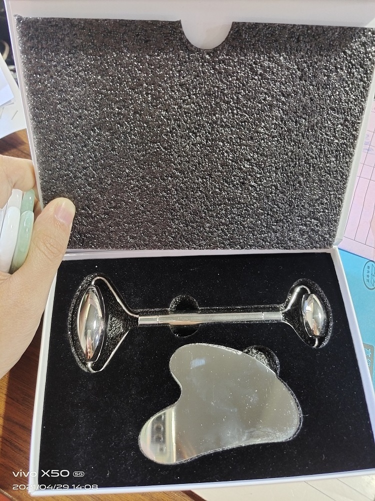 Stainless steel gua sha,hand massage tool,terahertz gua sha