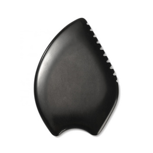 Black Bian Stone Gua Sha Scraping Facial Body Traditional Scraper Massage Tools for SPA Acupuncture Therapy Treatment