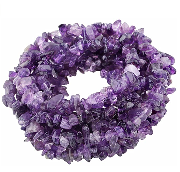 Natural 5-8mm Natural Amethyst Aquamarine Crystal Rock Quartz Chips Tumble Stone Loose Gemstone Beads for Jewelry Making