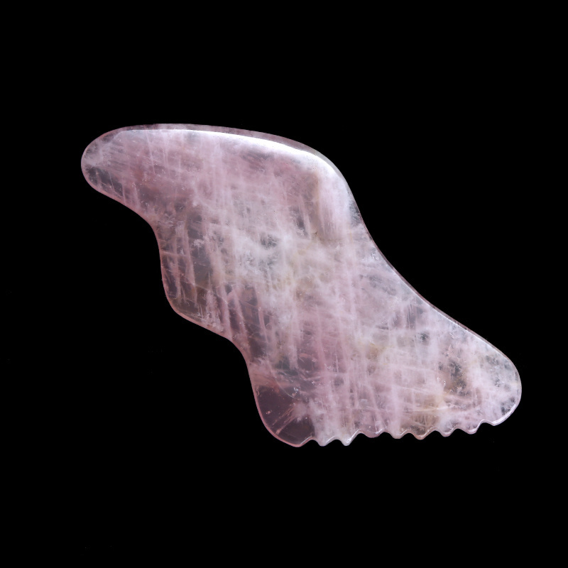 Custom Make Rose Quartz Gua Sha, Various Shape Gua Sha, Anti- Aging Gua Sha For Body And Face