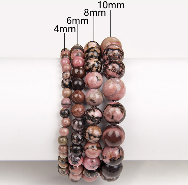 4MM 6MM 8MM 10MM High Quality Grass Ocean Agate Beads Bracelet Natural Stone Healing Crystal Energy Beaded Stretch Bracelet