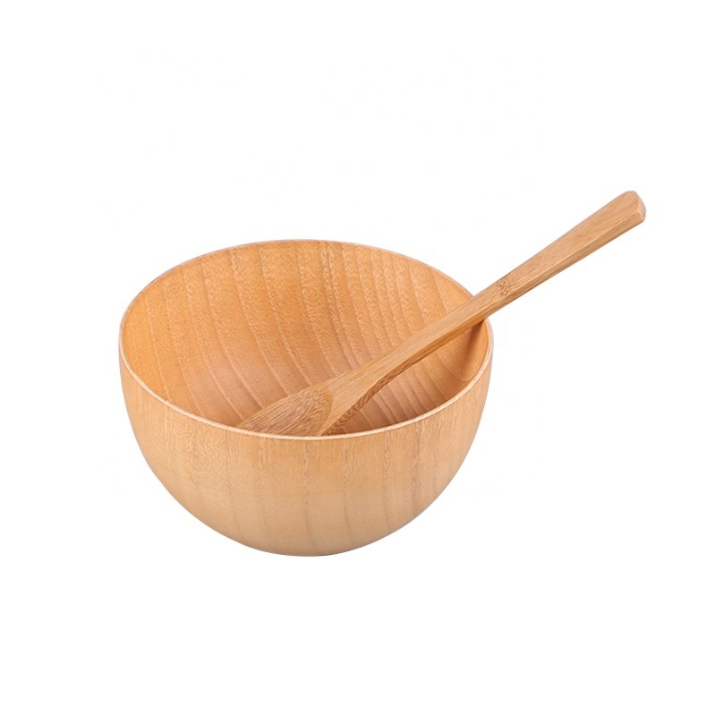 wood bowl set acacia wood salad high quality durable eco friendly safe wooden bowl set