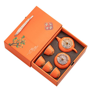 Premium Chinese Tea Ceremony Set for Relaxing Tea Cup Gift Set Made From Ceramics Highly Portable Tea&Coffee Gift Set