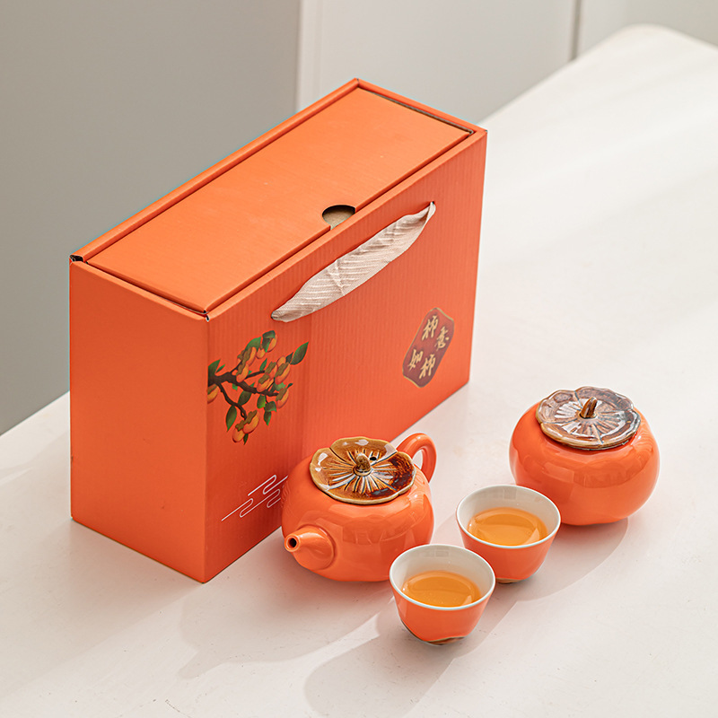 Premium Chinese Tea Ceremony Set for Relaxing Tea Cup Gift Set Made From Ceramics Highly Portable Tea&Coffee Gift Set