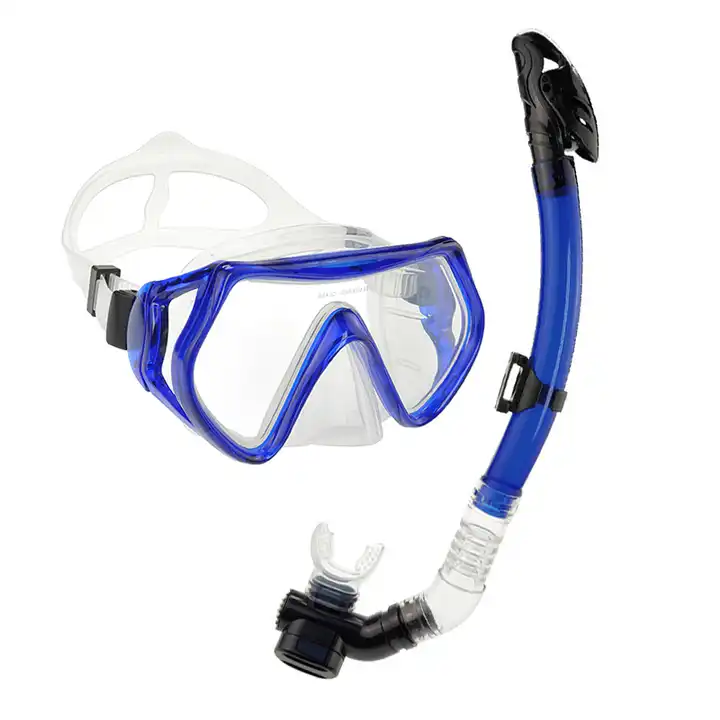 OEM Water Sports Custom High Quality Silicone Adjustable Diving Mask with Dry Snorkel Kit for Sale