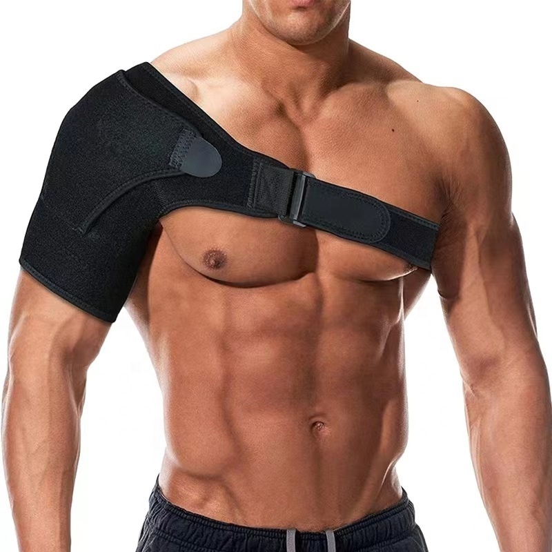 High quality breathable adjustable neoprene back support belt shoulder brace