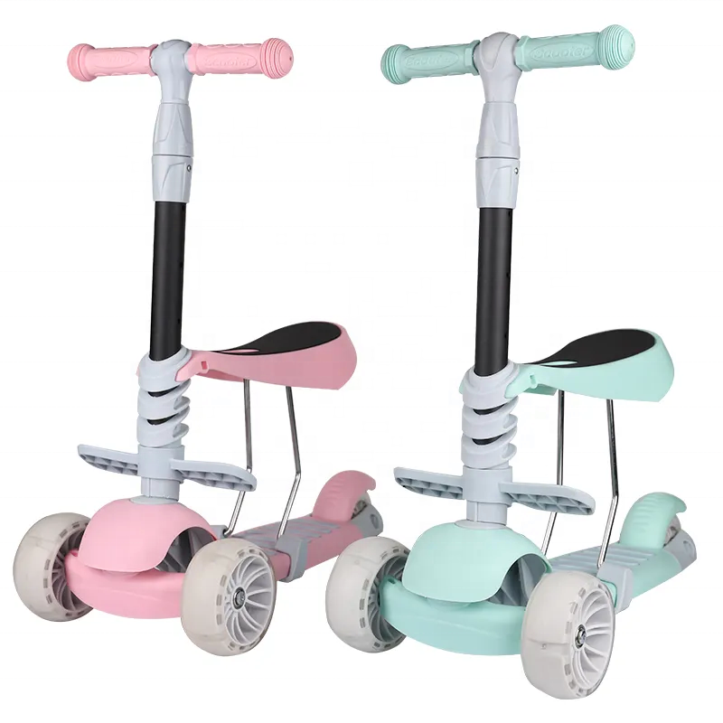 New Model High Quality Height Adjustable 3 Wheels Kick Kids Scooter For Child Scooter With Optional Color