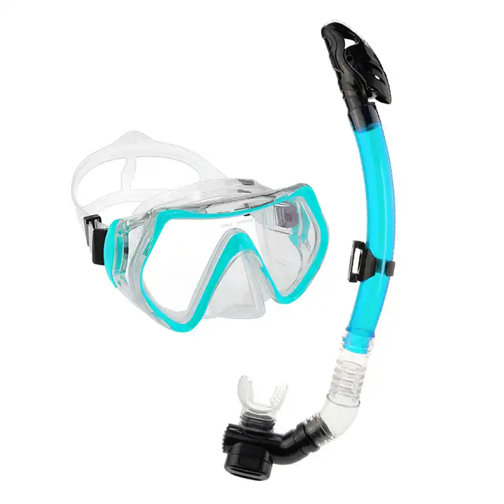 OEM Water Sports Custom High Quality Silicone Adjustable Diving Mask with Dry Snorkel Kit for Sale