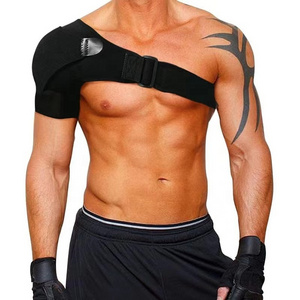 High quality breathable adjustable neoprene back support belt shoulder brace