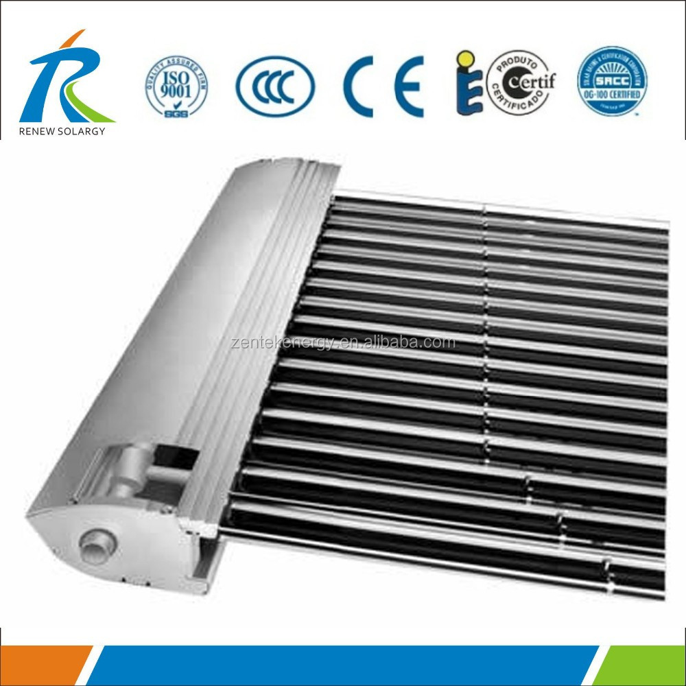 All glass 30 evacuated tubes solar collector, heat pipe solar collector price