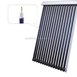 All glass 30 evacuated tubes solar collector, heat pipe solar collector price