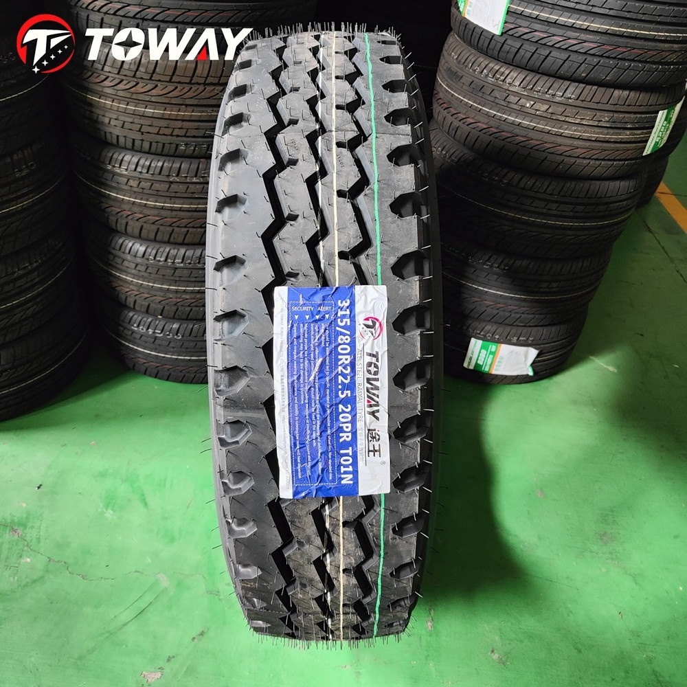 High quality DOUBLESTAR TOWAY brand Zig Zag Tread 11R22.5 11r225 315/80R22.5 315 80 225 Heavy Duty Truck Tires