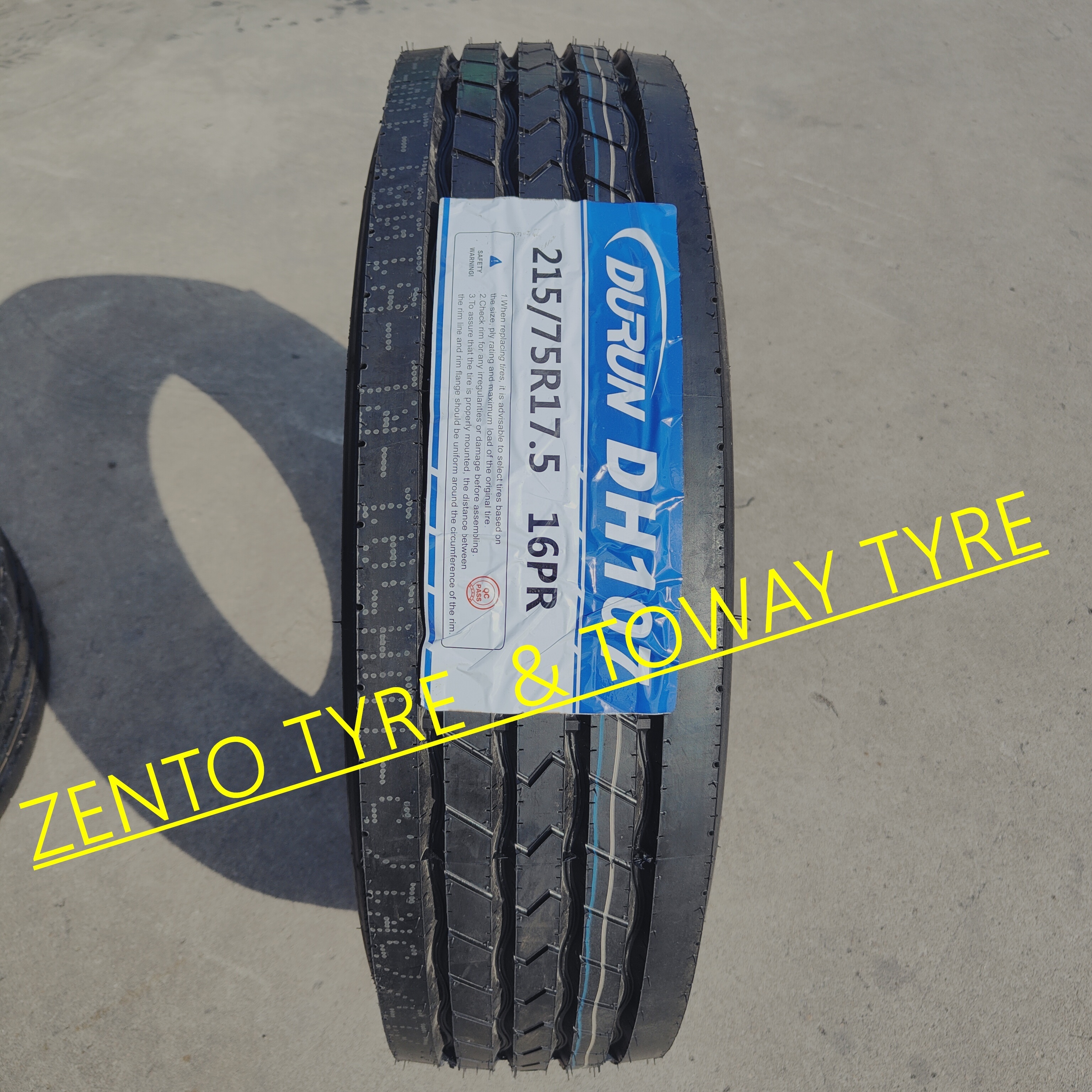 High Quality Truck Tire for Trailer DURUN DH107 215/75R17.5 235/75R17.5 205/75R17.5 225/70R19.5