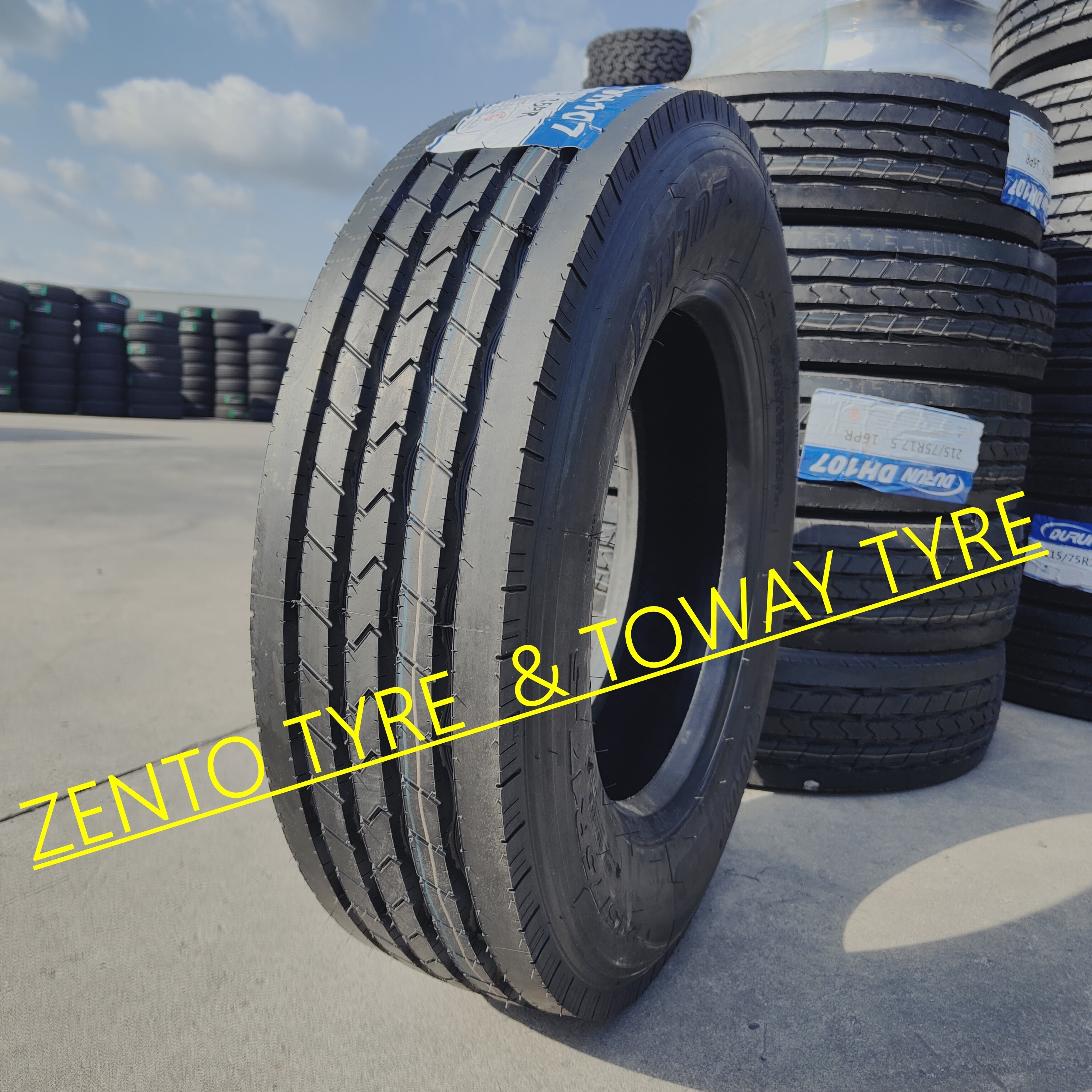 High Quality Truck Tire for Trailer DURUN DH107 215/75R17.5 235/75R17.5 205/75R17.5 225/70R19.5