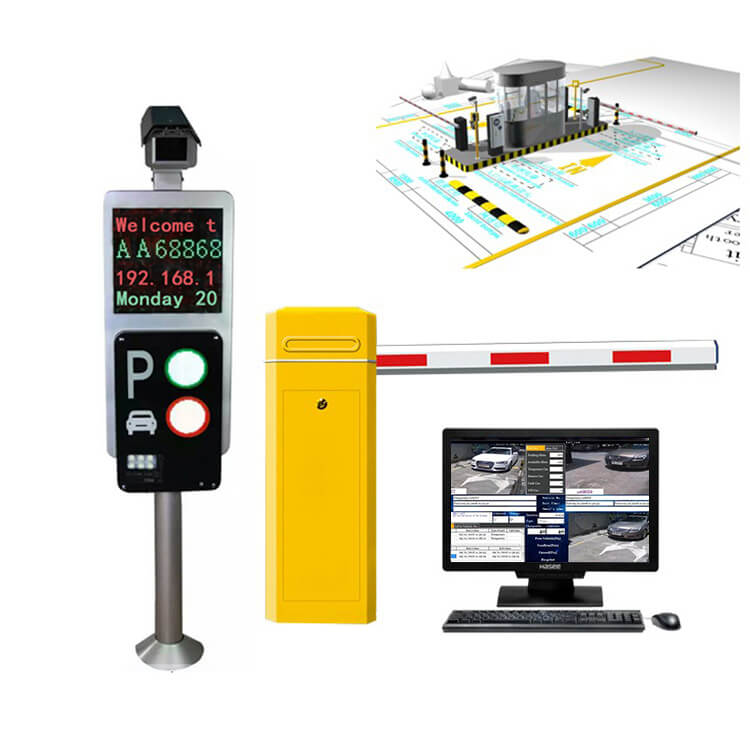 Lpr Parking Control Automatic Vehicle License Plate Recognition System