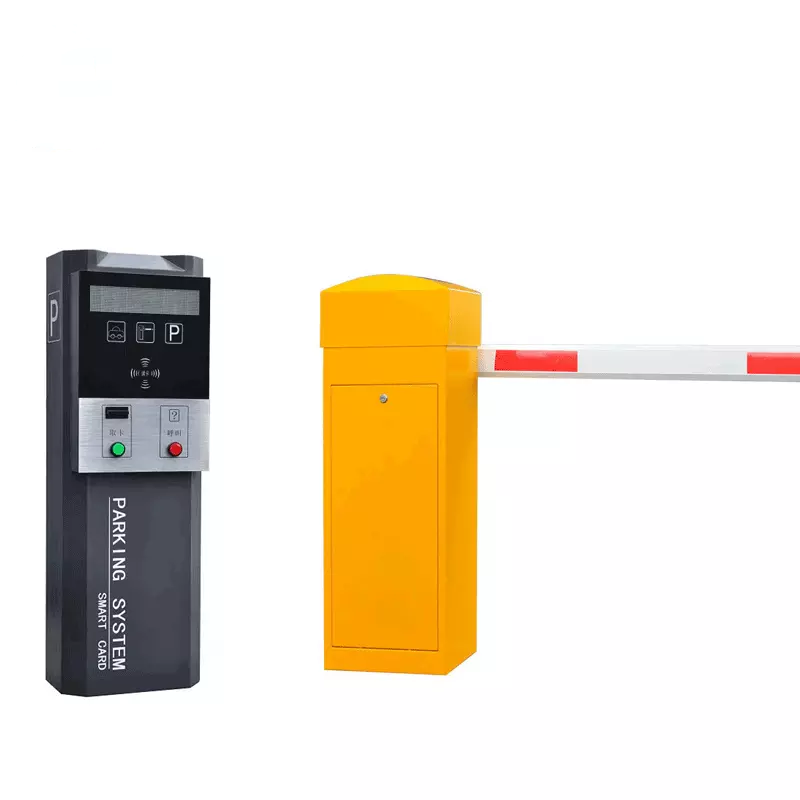 Guard Tour System Barcode Ticket /RFID Card  Parking System With Automatic Payment Machine Vehicle Parking  Boom Barrier Gate